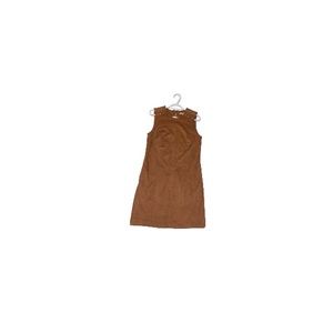 Hope & Harlow Caramel Microsuede Dress - Women’s Size 6